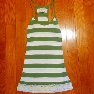 Abercrombie layering tank with lace.